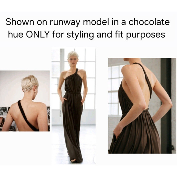 MATTEAU Australia moda operandi grecian goddess goop gown dress $795 au-14 us-10 - Picture 14 of 16